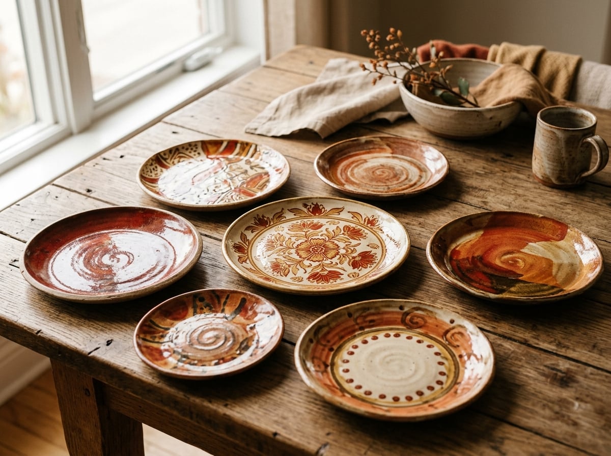 Decorative handmade plates